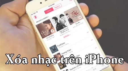 Delete music on iPhone, delete iPhone 5, 6, 4s audio with iTunes