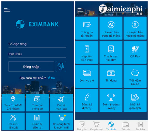 tai eximbank mobile banking
