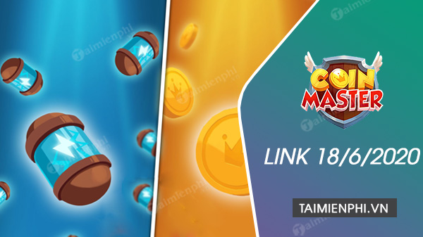 link coin master free spin ngay 18 6 2020