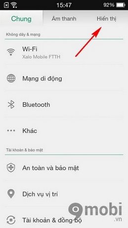 hien thi toc do mang tren Android
